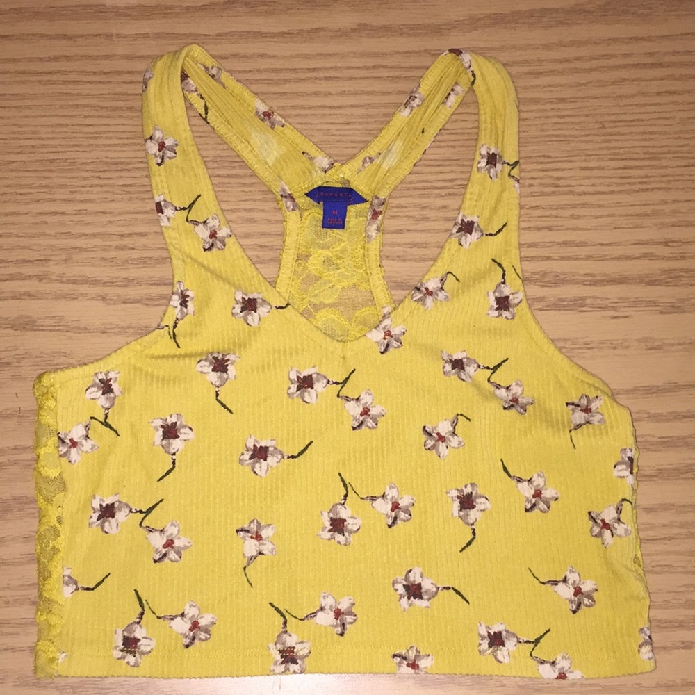 Aeropostale Floral Crop Top